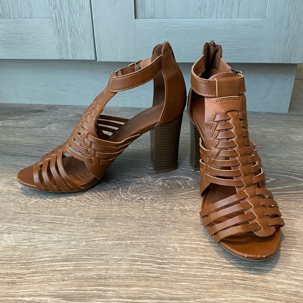 Brown heels